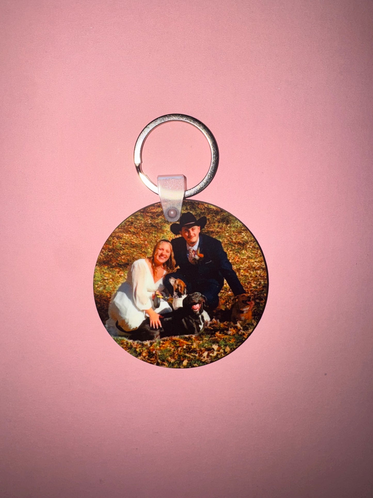 2.5 in Circle Keychain